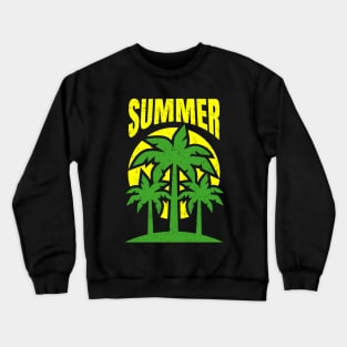 Summer,Hello Summer Crewneck Sweatshirt